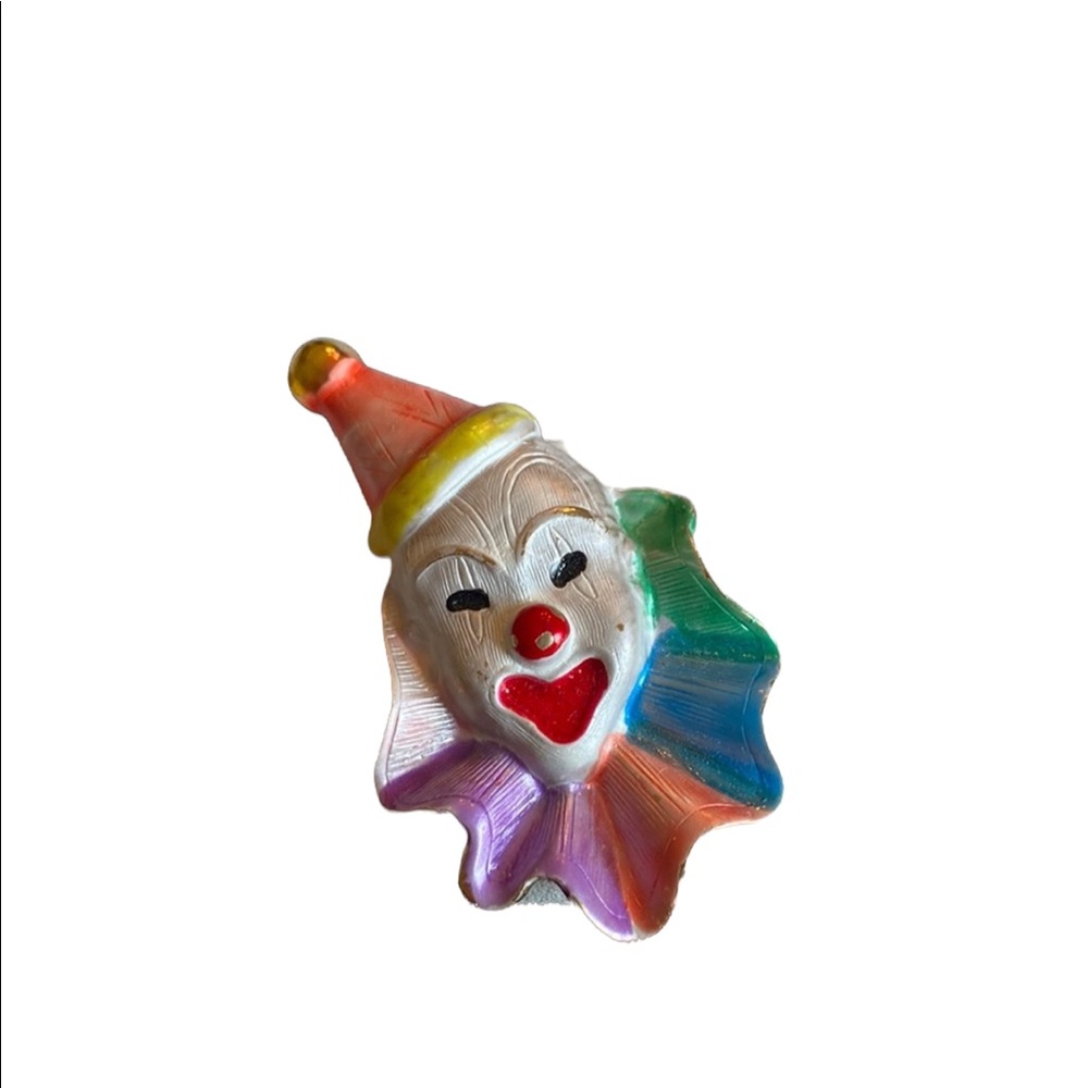 Colorful Clown Brooch Pin